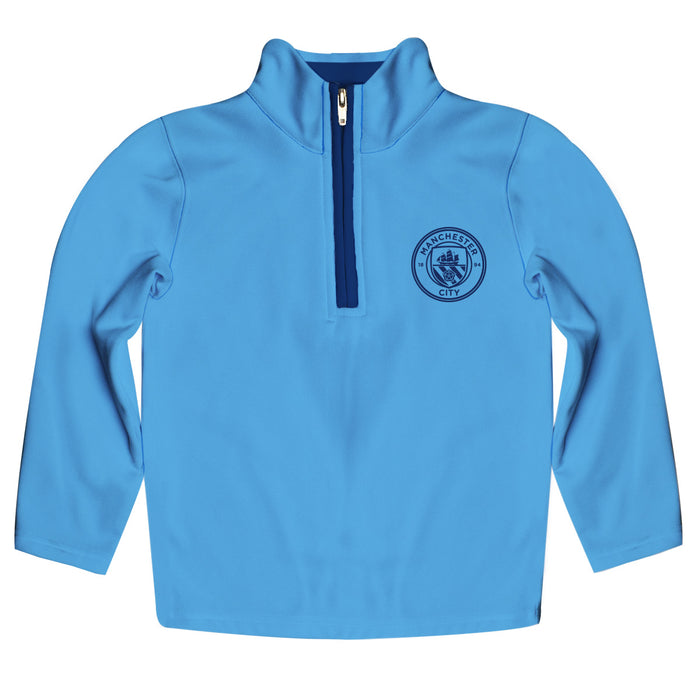 Manchester City Hand Sketched Impressions Artwork Womens White Quarter Zip Pullover