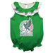 Mexico National Soccer Team Green Sleeveless Ruffle Onesie Logo Bodysuit