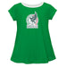 Mexico National Soccer Team Girls Game Day Short Sleeve Green Top with Logo and Name