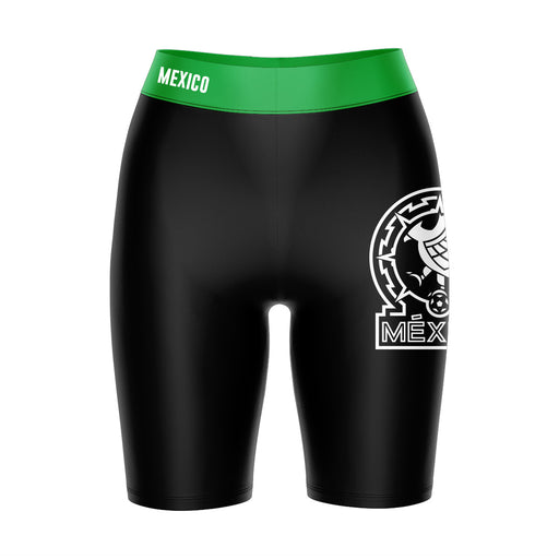 Mexico National Soccer Team Game Day Logo on Thigh and Waistband Women Bike Short