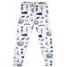 Tottenham Hotspur Repeat Print Hand Sketched Impressions Artwork Print Leggings Tights