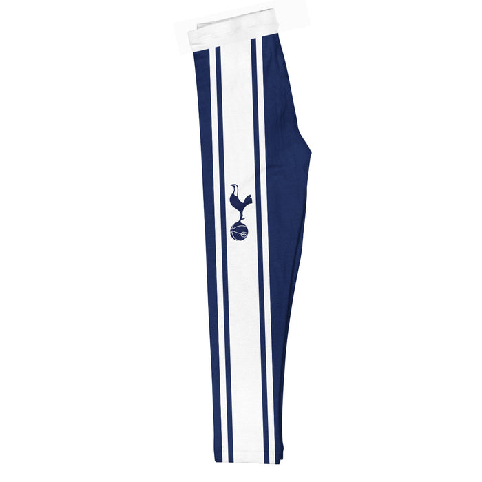 Tottenham Hotspur Girls Game Day Navy with White Stripes Leggings Tights