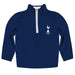 Totenham Hand Sketched Vive La Fete Impressions Artwork Navy Quarter Zip Pullover