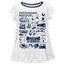 Tottenham Hotspur Hand Sketched Impressions Artwork White Short Sleeve Top