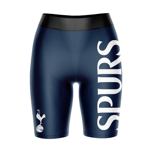 Tottenham Hotspur Vive La Fete Game Day Logo on Thigh Navy Women Bike Short 9 Inseam