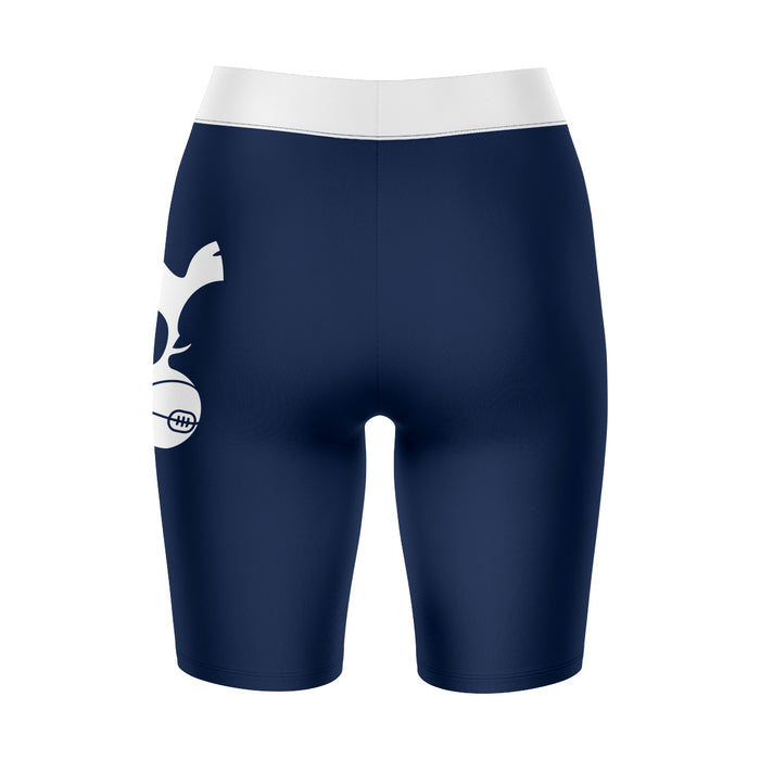 Tottenham Hotspur Game Day Logo on Thigh and Waistband Navy And White Women Bike Short