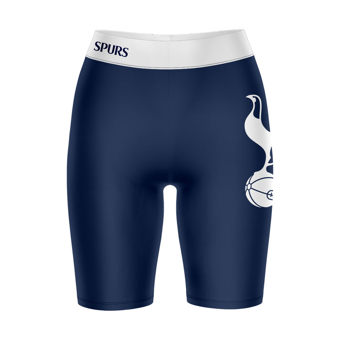 Tottenham Hotspur Game Day Logo on Thigh and Waistband Navy And White Women Bike Short