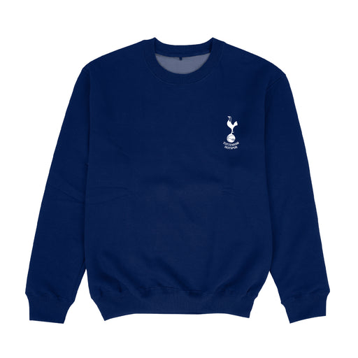 Tottenham Hotspur Hand Sketched Artwork Womens Navy Crewneck Sweatshirt Woman's