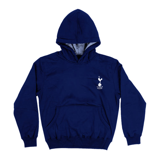 Tottenham Hotspur Woman's Navy Fleece Long Sleeve Hoodie