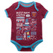 West Ham United Vive La Fete Impressions Artwork Bodysuit - Maroon