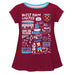 West Ham United Vive La Fete Girls Impressions Artwork A-Line Top - Maroon