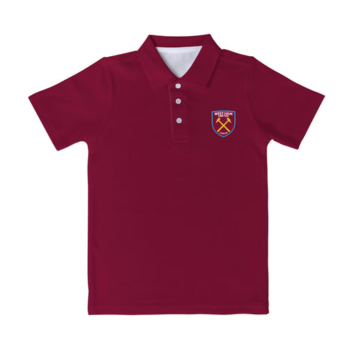 West Ham United Vive La Fete Solid Polo - Maroon