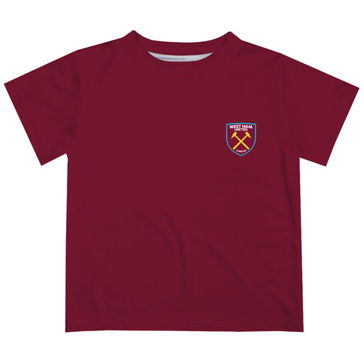 West Ham United Vive La Fete Impressions Artwork T-Shirt - Maroon