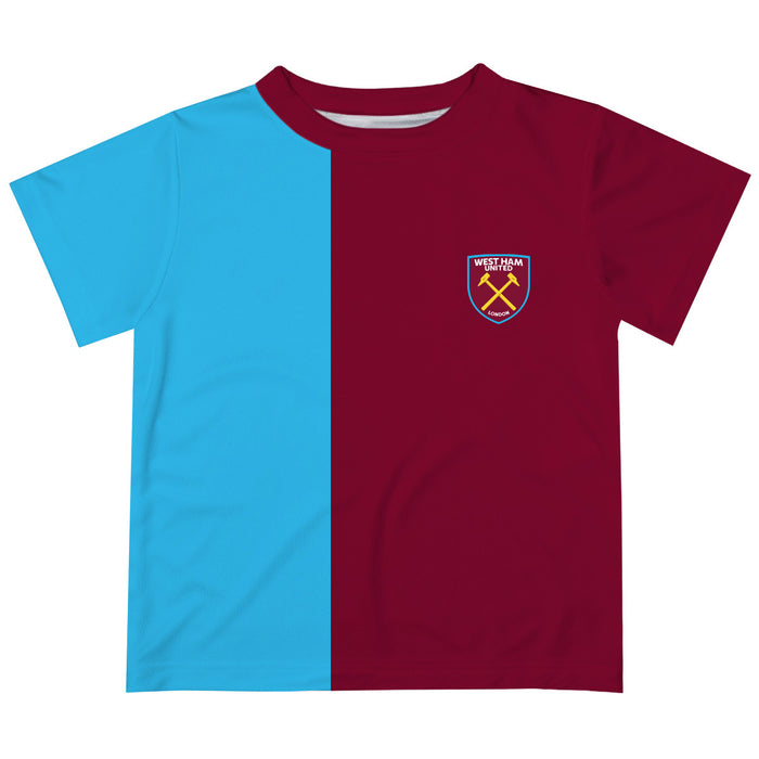 West Ham United Vive La Fete Mono Crest T-Shirt - Maroon