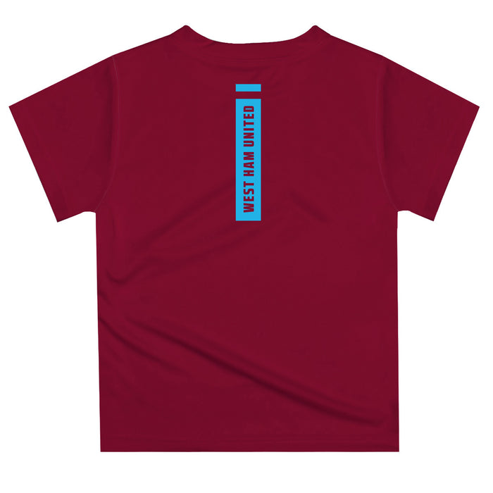 West Ham United Vive La Fete Mono Crest T-Shirt - Maroon