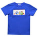 School Day Smocked Royal Knit Short Sleeve Boys Tee Shirt