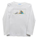 Nativity Smocked White Knit Long Sleeve Boys Tee Shirt