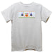 Halloween White Knit Short Sleeve Boys Tee Shirt