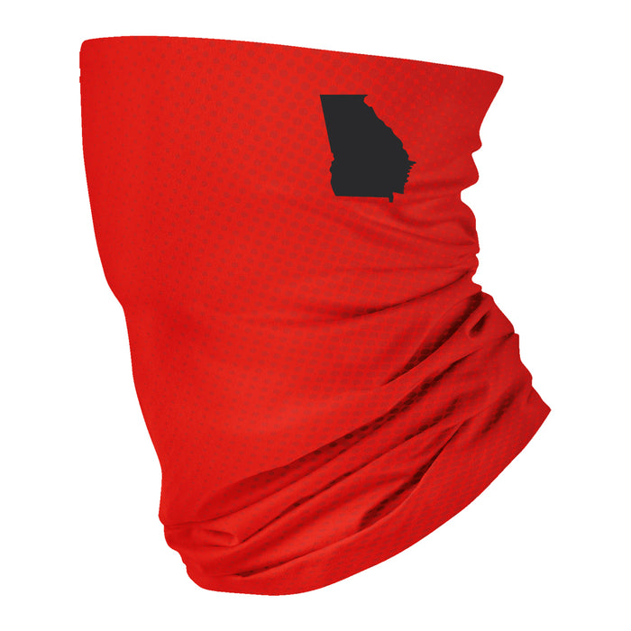 Georgia Solid Red Neck Gaiter - Vive La Fête - Online Apparel Store