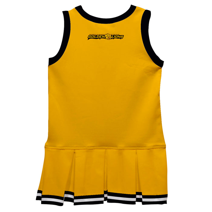 UAPB University of Arkansas Pine Bluff Golden Lions Vive La Fete Game Day Gold Sleeveless Cheerleader Dress - Vive La Fête - Online Apparel Store