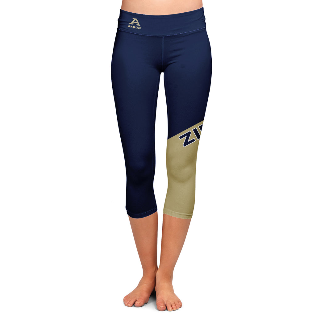 Akron Zips Vive La Fete Collegiate Large Logo on Thigh Women Black Yog —  Vive La Fête - Online Apparel Store