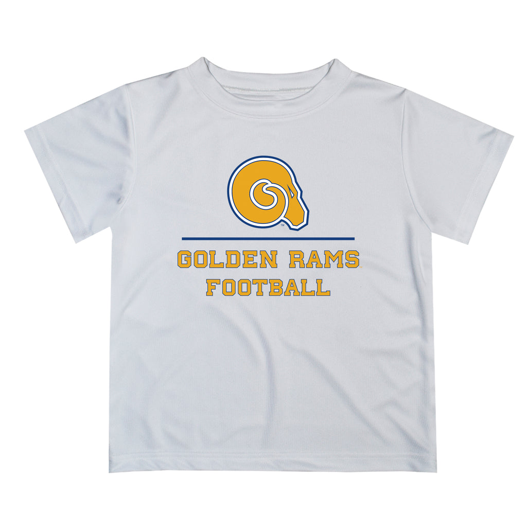 Albany State Rams ASU Original Dripping Football Helmet White T-Shirt by Vive La Fete 2