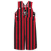 Austin Peay Governors Vive La Fete Red Black Stripes Logo Boys Overall Team Bibs