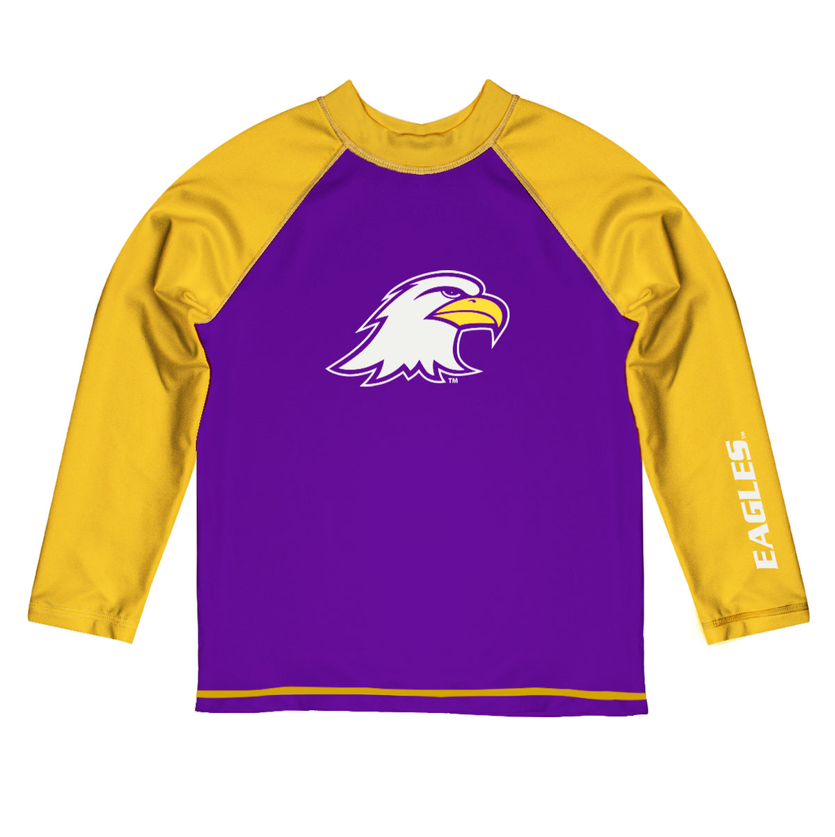 Ashland Eagles Toddler Team Logo Stripes T-Shirt - Purple