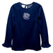 Belmont University Bruins Embroidered Navy Knit Long Sleeve Girls Blouse