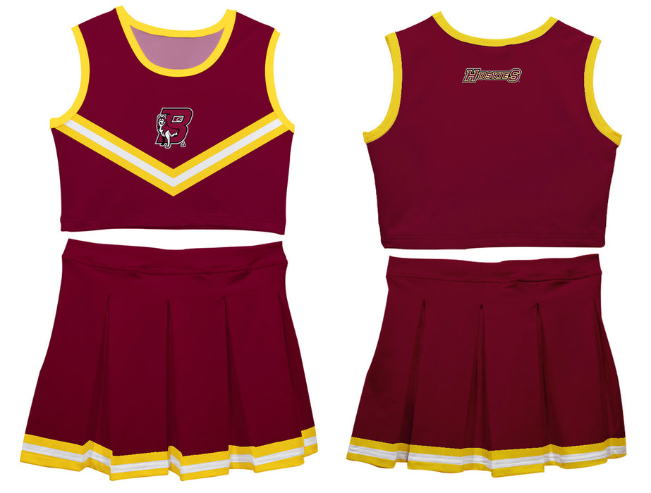 Bloomsburg Huskies Vive La Fete Game Day Maroon Sleeveless Cheerleader Set - Vive La Fête - Online Apparel Store