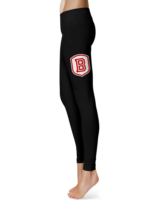North Carolina A&T Aggies Large Logo on Thigh Black Yoga Leggings for Women  2.5 Waist Tights