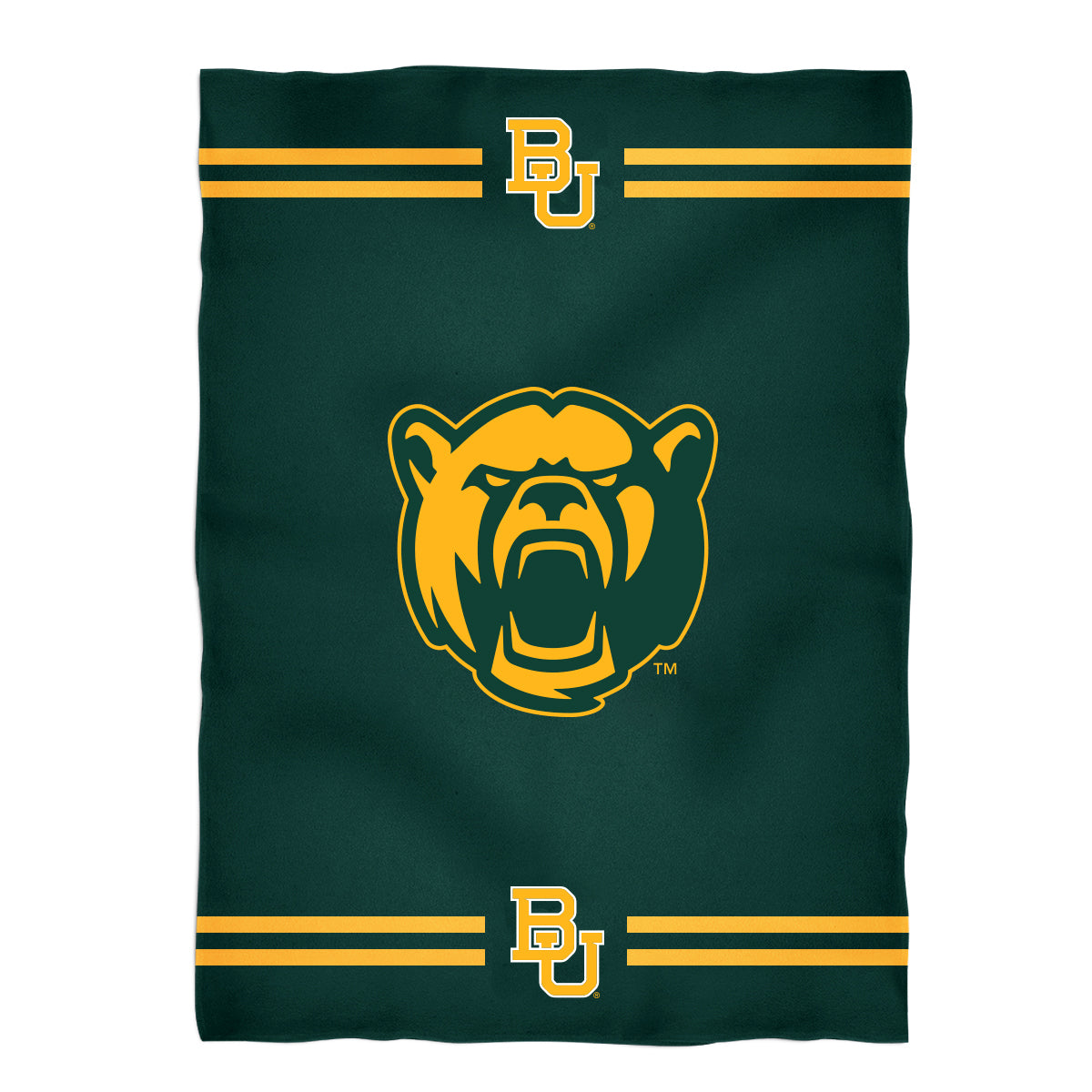 Packers Striped Script Ultra Fleece Throw Blanket