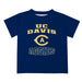 UC Davis Aggies Vive La Fete Boys Game Day V3 Blue Short Sleeve Tee Shirt
