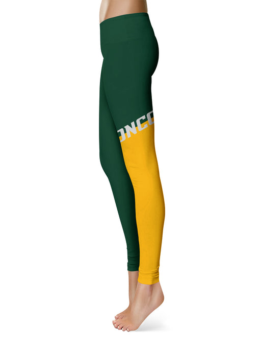 Cal Poly Pomona Broncos Game Day Large Logo on Thigh Black Yoga Leggings  for Women 2.5 Waist Tights