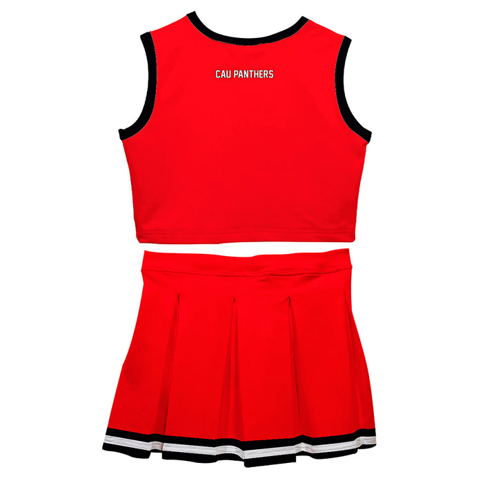 Clark Atlanta Panthers Vive La Fete Game Day Red Sleeveless Cheerleader Set - Vive La Fête - Online Apparel Store