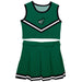 Castleton University Spartans Vive La Fete Game Day Green Sleeveless Chearleader Set