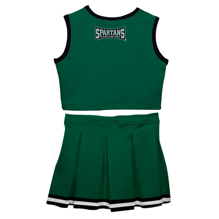 Castleton University Spartans Vive La Fete Game Day Green Sleeveless Chearleader Set - Vive La Fête - Online Apparel Store