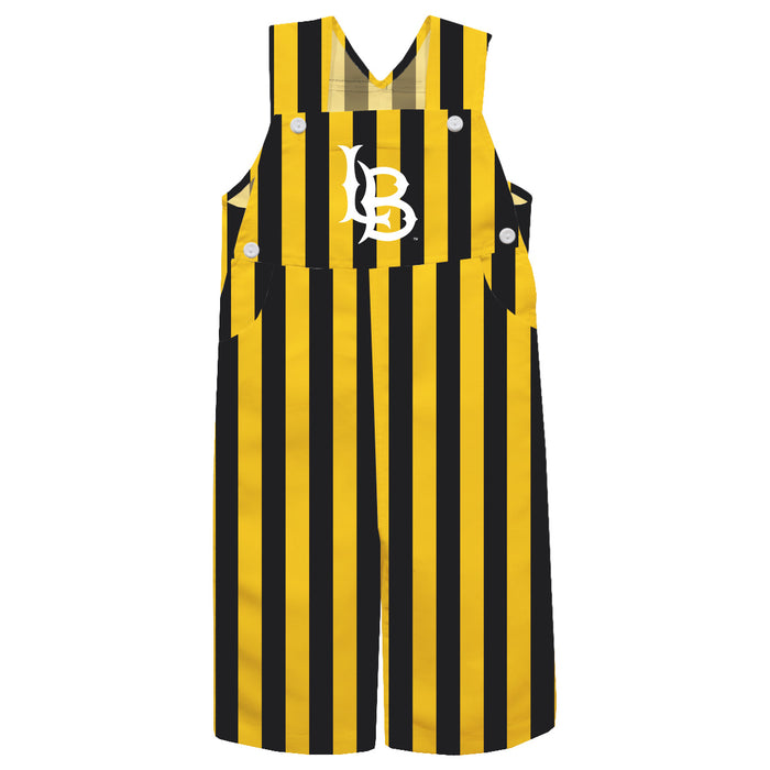 CSULB 49ers Vive La Fete Gold Black Stripes Logo Boys Overall Team Bib ...