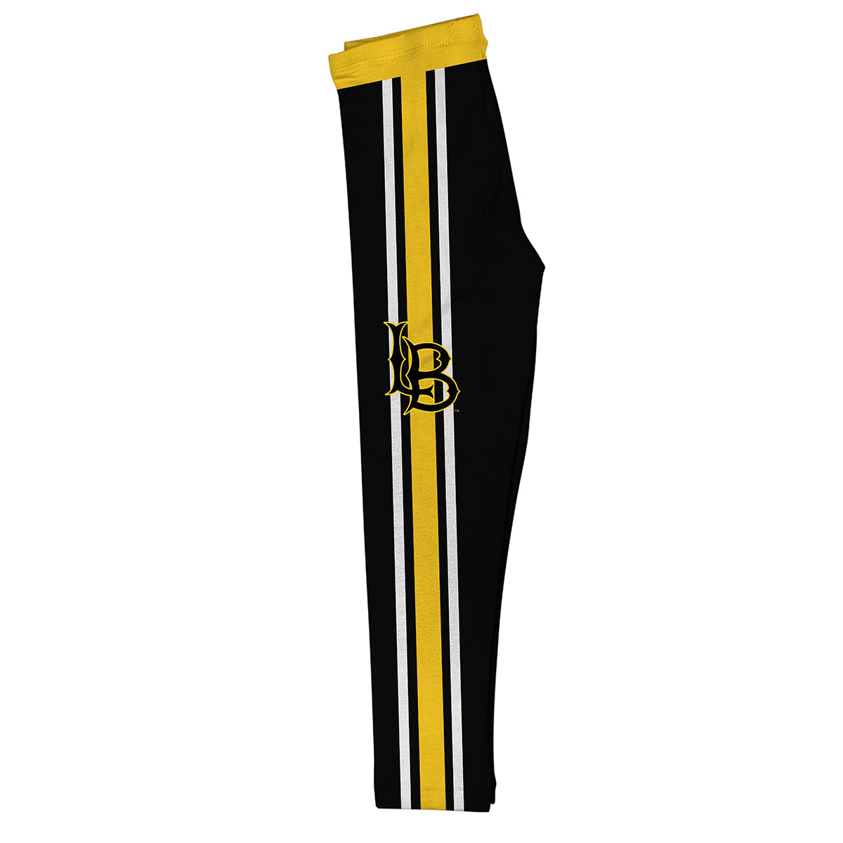 CSULB 49ers Vive La Fete Girls Game Day All Over Logo Elastic Waist Classic PlayBlack Leggings Tights 7