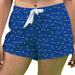 Creighton Bluejays Vive La Fete Game Day All Over Logo Women Blue Lounge Shorts