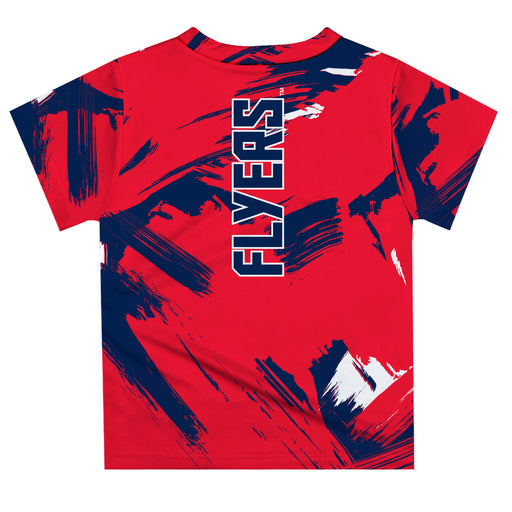 University of Dayton Flyers Vive La Fete Boys Game Day Red Short Sleeve Tee Paint Brush - Vive La Fête - Online Apparel Store