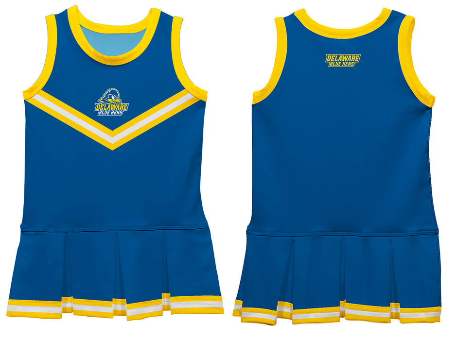 Delaware Blue Hens Vive La Fete Game Day Blue Sleeveless Youth Cheerleader Dress - Vive La Fête - Online Apparel Store