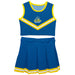 Delaware Blue Hens Vive La Fete Game Day Blue Sleeveless Cheerleader Set