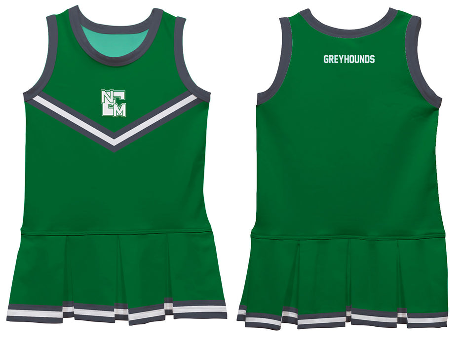 ENMU Eastern New Mexico Greyhounds Vive La Fete Game Day Green Sleeveless Cheerleader Dress - Vive La Fête - Online Apparel Store