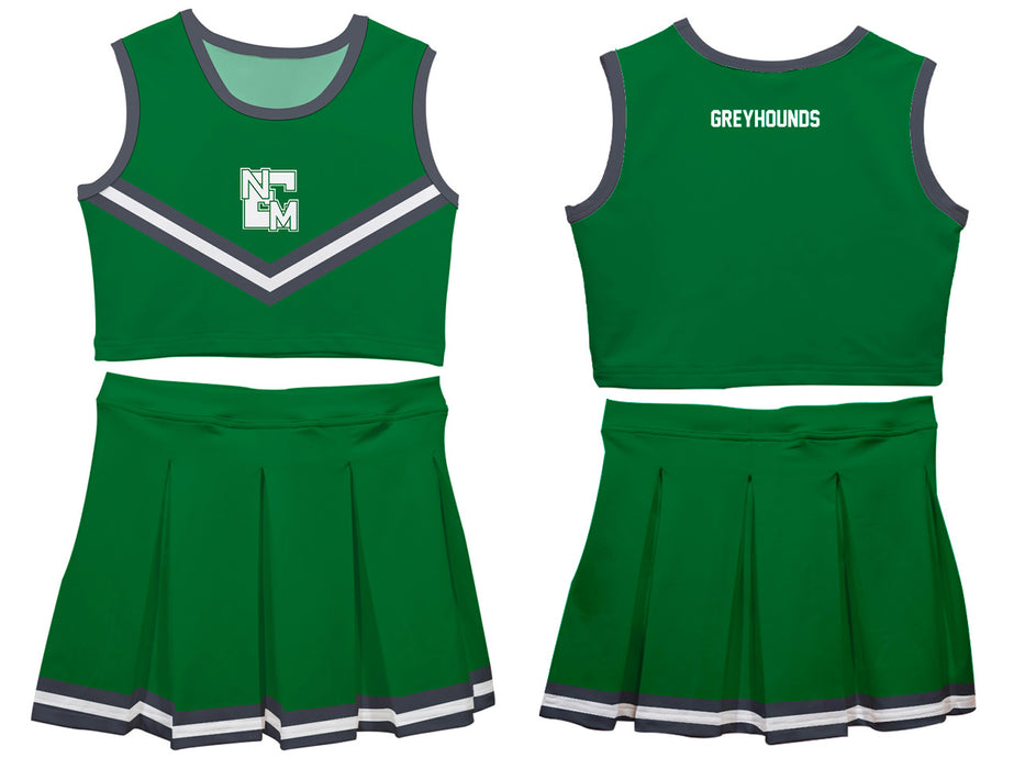 ENMU Eastern New Mexico Greyhounds Vive La Fete Game Day Green Sleeveless Cheerleader Set - Vive La Fête - Online Apparel Store