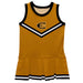 Emporia State Hornets Vive La Fete Game Day Gold Sleeveless Cheerleader Dress