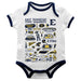 East Tennessee Buccaneers Hand Sketched Vive La Fete Impressions Artwork Infant White Short Sleeve Onesie Bodysuit