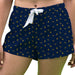 East Tennessee Buccaneers Vive La Fete Game Day All Over Logo Women Blue Lounge Shorts