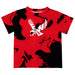 Eastern Washington University Eagles EWU Vive La Fete Marble Boys Game Day Red Short Sleeve Tee