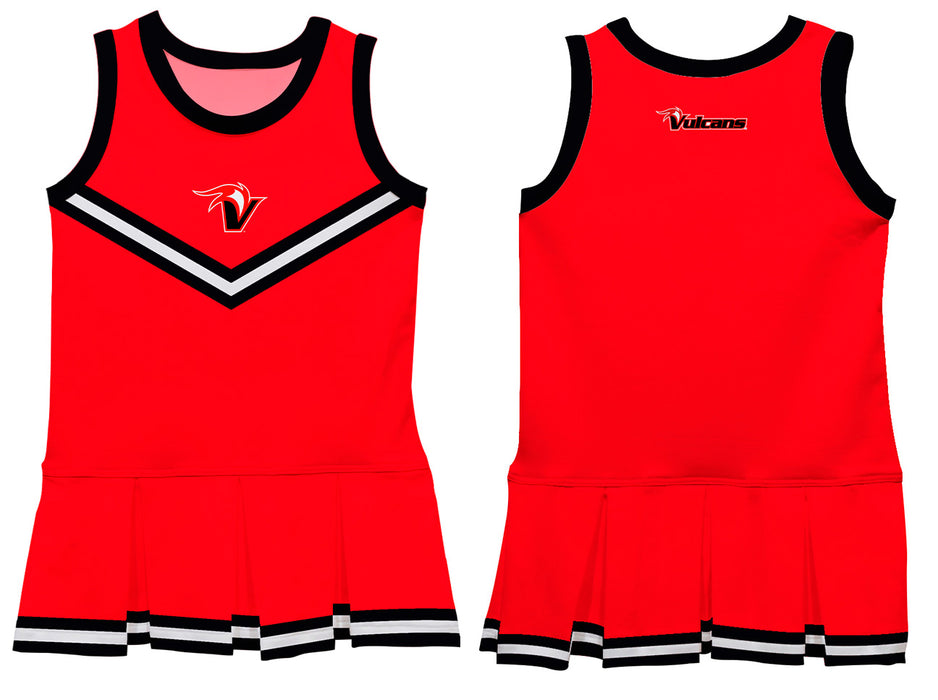 Hawaii Hilo Vulcans Vive La Fete Game Day Red Sleeveless Cheerleader Dress - Vive La Fête - Online Apparel Store